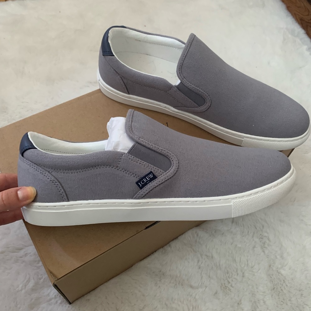 J Crew Explorer Canvas Slip-On Sneakers